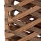 6ft. Copper Metal Geometric Handmade Foldable Freestanding Woven Room Divider Screen